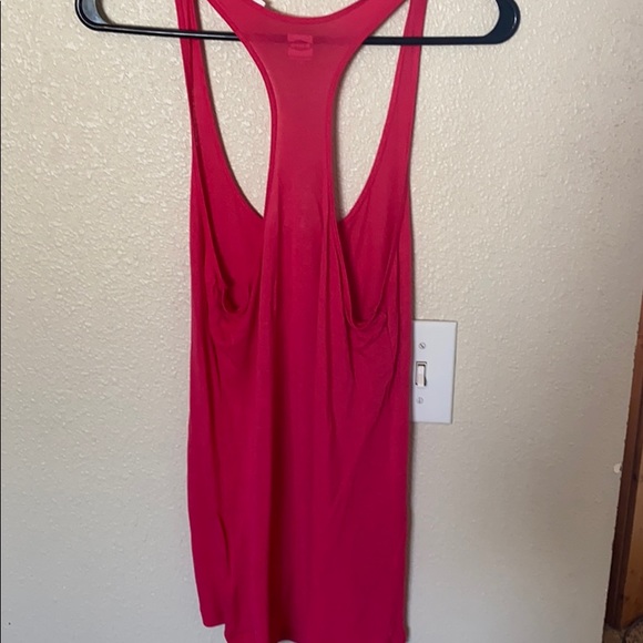 Pink, racer back tank top - Picture 3 of 3